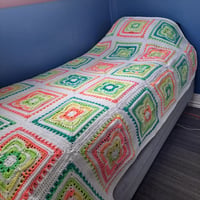Image 1 of Granny Square Blanket