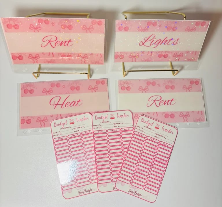 Image of Cherries and Bows Envelopes