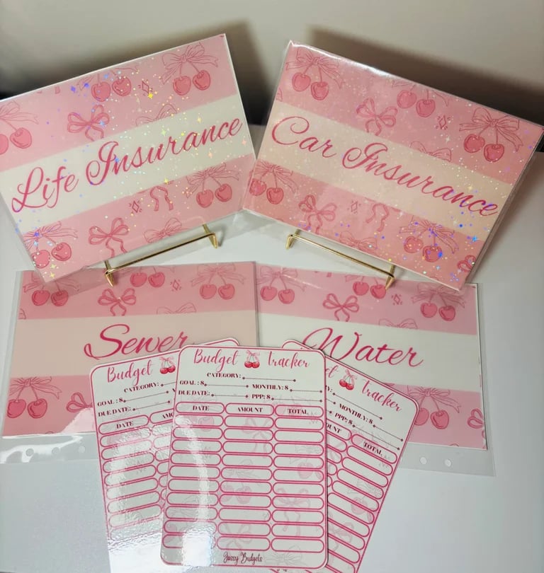 Image of Cherries and Bows Envelopes