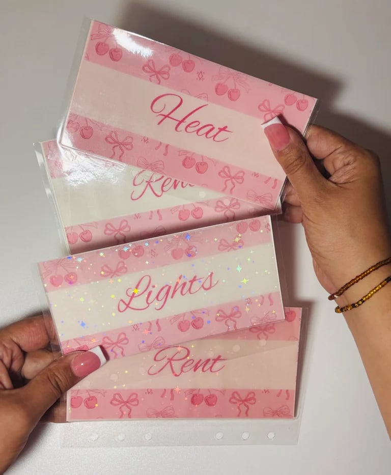 Image of Cherries and Bows Envelopes