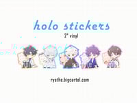 Image 1 of [lads] holographic stickers