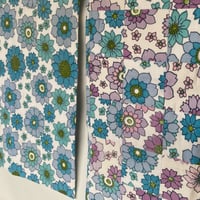 Image 1 of Flanelette Baby Handmade Quilt Upcycled Vintage Fabrics & Sheets