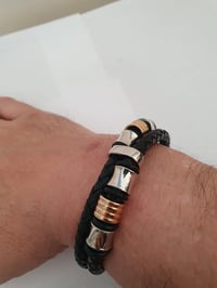 Image 4 of Mens Bracelet ANA Collection Fashion Jewelry Double Gold/Silver By Tmonte71