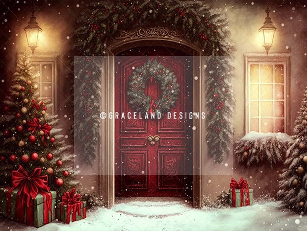 Image of Red Christmas Door Mini Sessions 2025 
