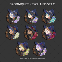 Image 1 of BROOMQUET KEYCHAINS SET 2