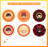 Image 1 of URUC BOTTLE CAP PINS