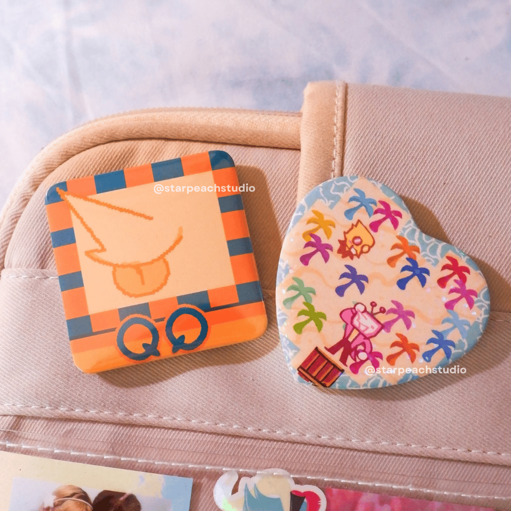 Image of ❤️ legend of tenna button pins