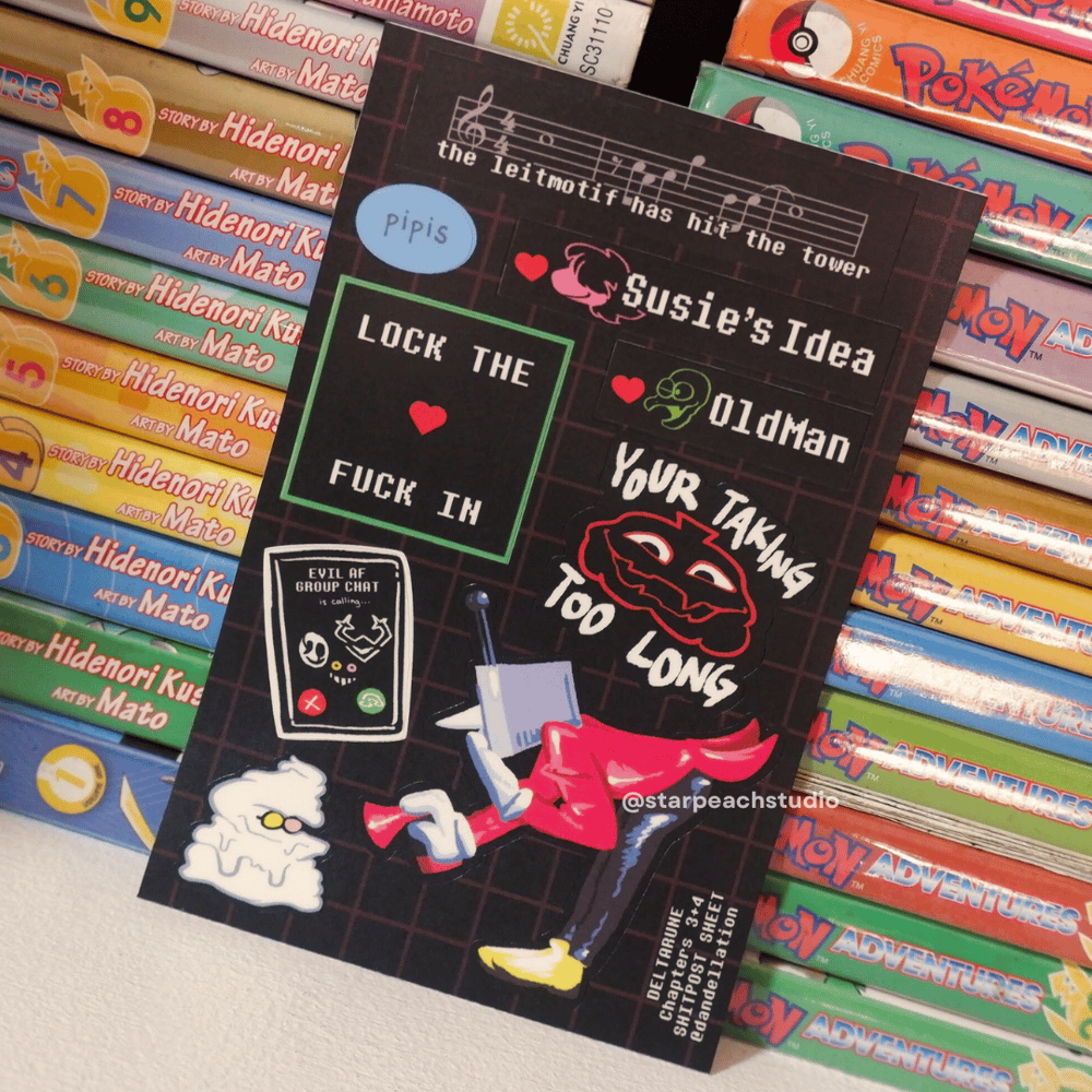 Image of ❤️ chapter 3+4 sticker sheet