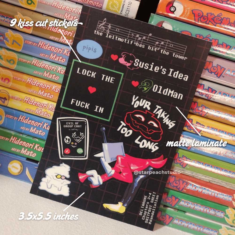 Image of ❤️ chapter 3+4 sticker sheet