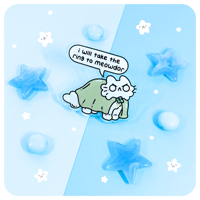 Meowdor Acrylic Pin