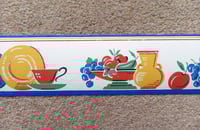 Image 2 of 1940s Vintage Trimz Wallpaper Borders Rolls - Retro Mexican 1950s kitsch Cactus California