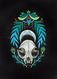 Image 3 of La Luna in silver frame