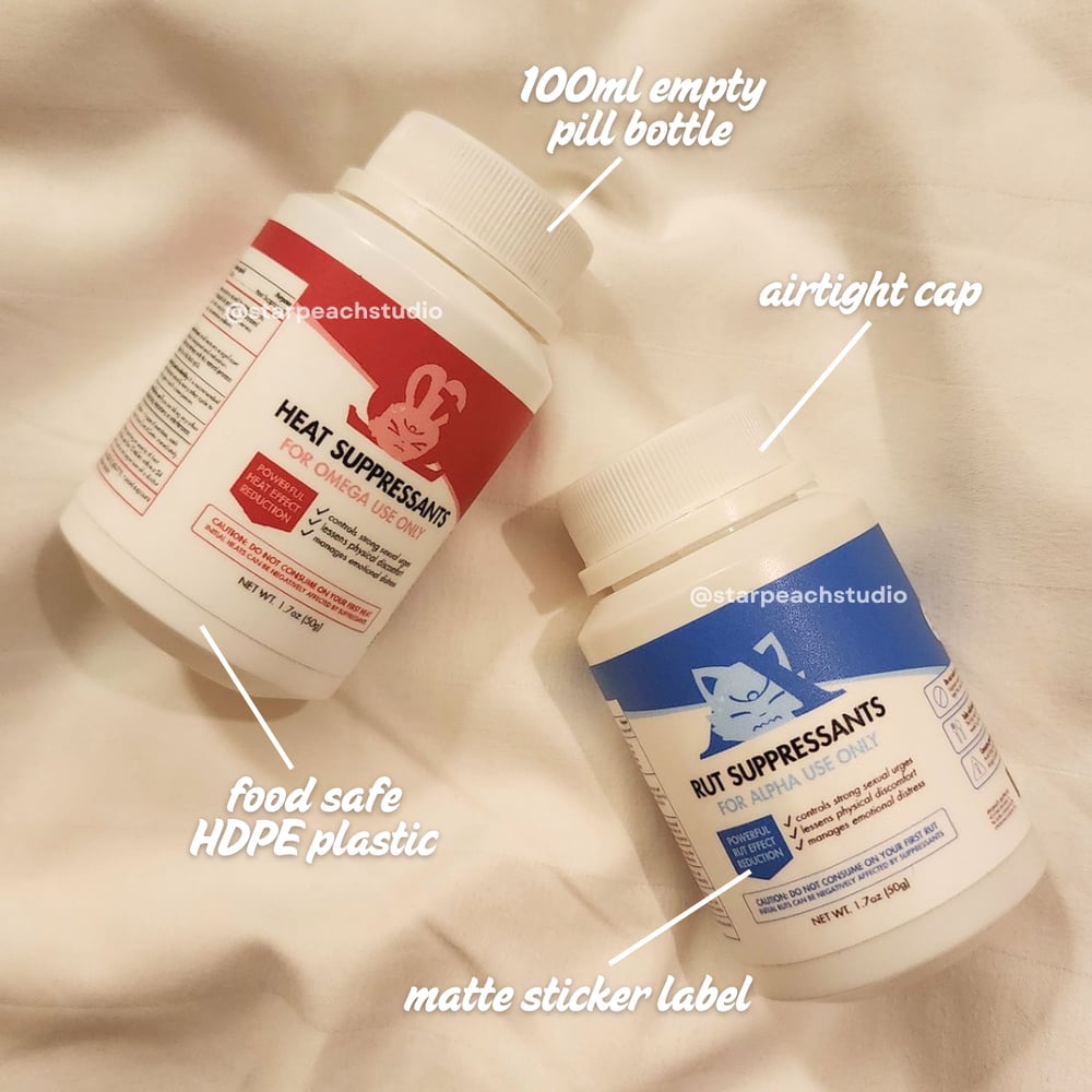 Image of 🎀 suppressant pill bottles