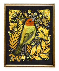 Image 1 of Marigold in gold frame