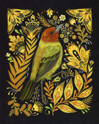 Image 2 of Marigold in gold frame