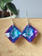Image of Blue Diamond Earrings