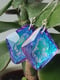 Image of Blue Diamond Earrings
