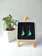 Image of Moon Crystal Earrings 