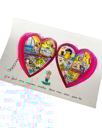 Image 2 of A5 - Le cœur meuble - illustration originale