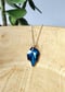 Image of Blue Leaf Crystal Necklace