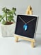 Image of Blue Leaf Crystal Necklace