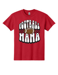 Football Mama T-Shirt (Red)
