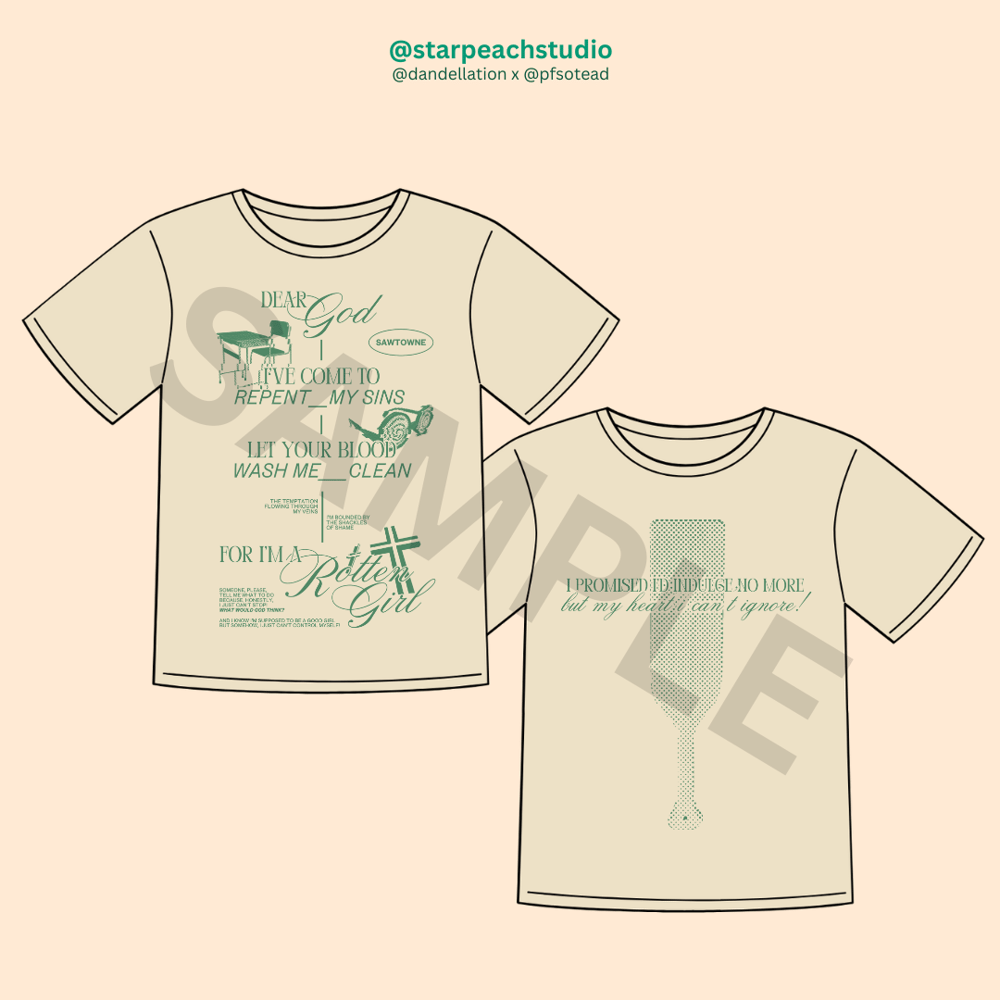 Image of 🎀 rotten girl graphic shirt