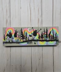 Copy of Mothman Grey Rainbow Group Long Canvas