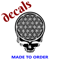 Image 1 of Flower of Life Stealie Vinyl Decal