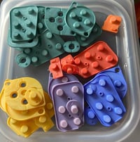 N64 colored button pads (dyed aftermarket)