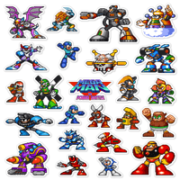 Mega Man: The Power Battle Arcade Sticker Set (24 Pieces)
