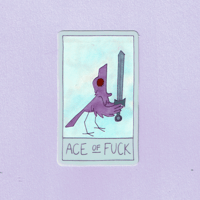 Ace of Fuck Sticker