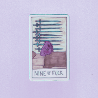 Nine of Fuck Sticker