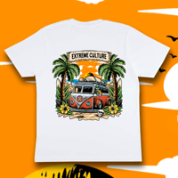 Image 1 of Extreme Culture®-  Van Life T-Shirt v.1 (WHITE)