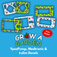 Grow A Garden Pump Decals Twin Pack