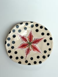 Image 1 of madonna lily polka plate