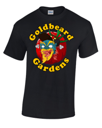 T-Shirt Goldbeard Gardens Logo - BLACK