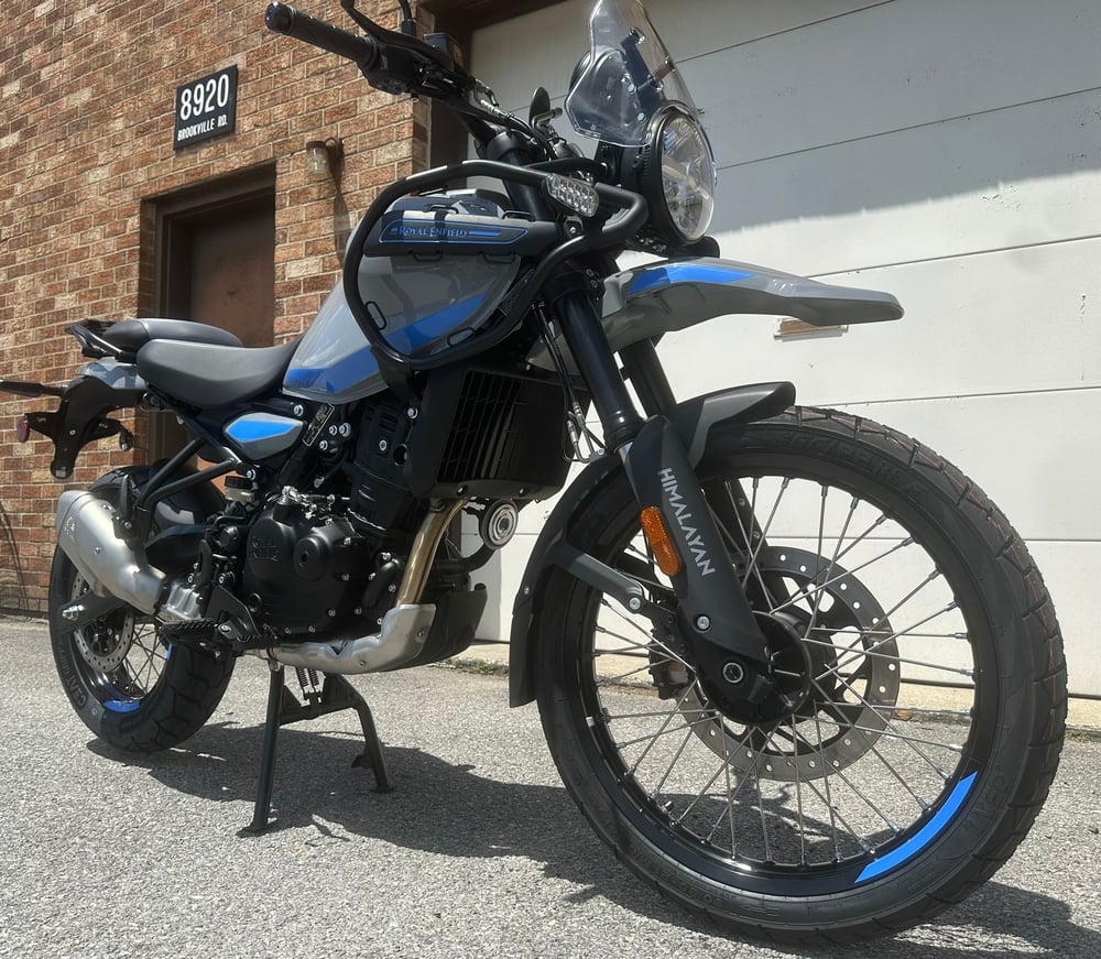 Image of 2025 Himalayan 450 in Slate Poppy Blue