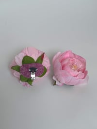 Image 2 of peony shoe clips