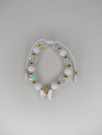 White butterfly bracelet 
