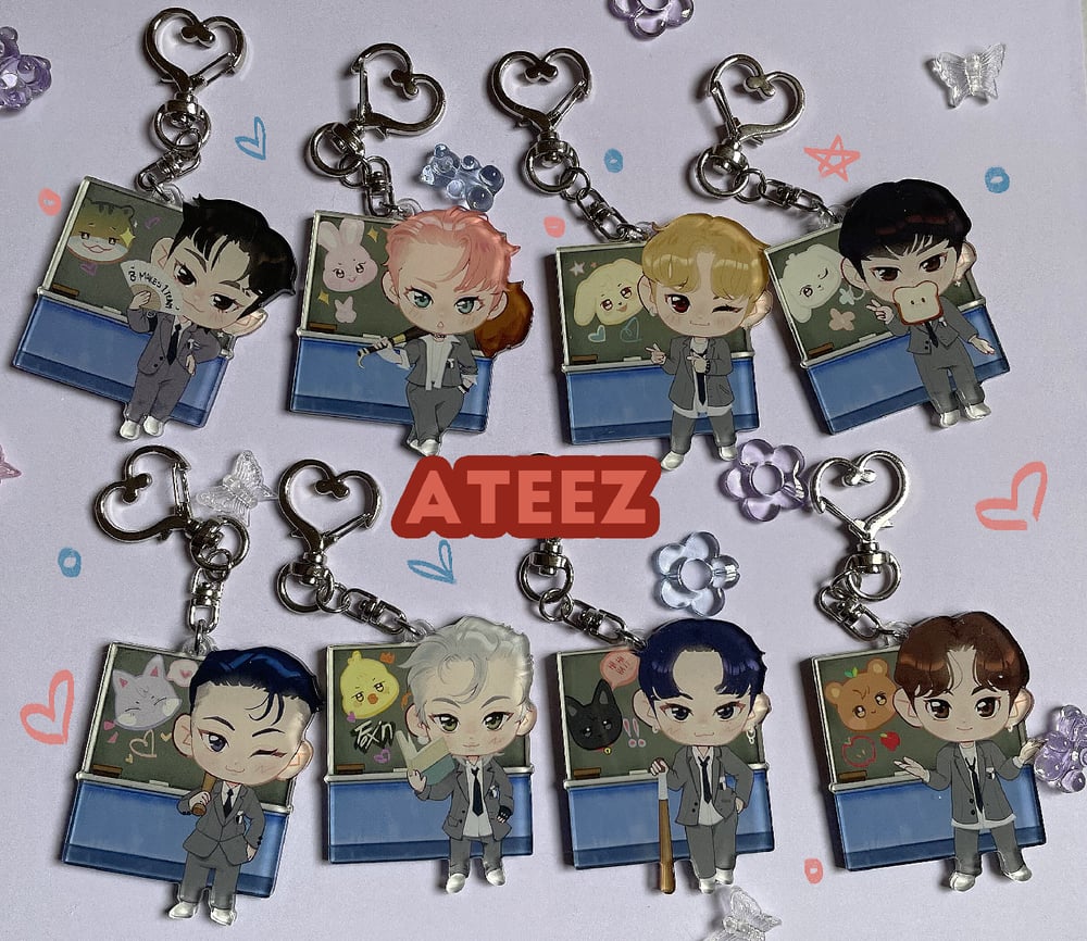 Image of Ateez "The Real" Keychains
