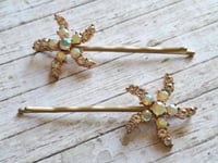 Image 1 of Stars bobby Pins set of 2