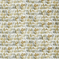 Image of Double Sided Ochre Linen Dash Ember Shade 30cm