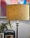 Image of Double Sided Ochre Linen Dash Ember Shade 30cm