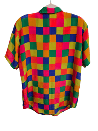 Image 2 of Impressions Colorful Button-up 