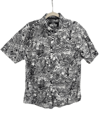 Image 1 of Men's Zebra Size L Button-Up