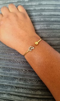 Image 2 of ASMARA African Map Cuff Bracelet 