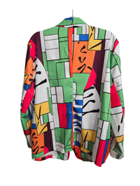 Image 2 of Modern Colorful Size 3X Blazer