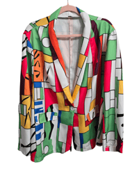 Image 1 of Modern Colorful Size 3X Blazer