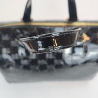 Image 10 of Michael Kors Mason Medium Logo Embossed Duffle Satchel - Black